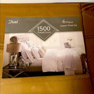 Beautiful 1500 Thread count sheet set. Different colors are available.
